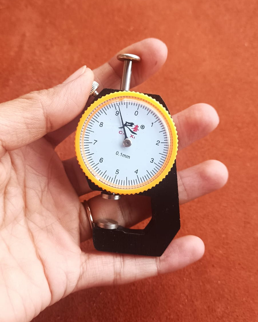 0-10mm Flat Head Thickness Gauge | India Leather Supply