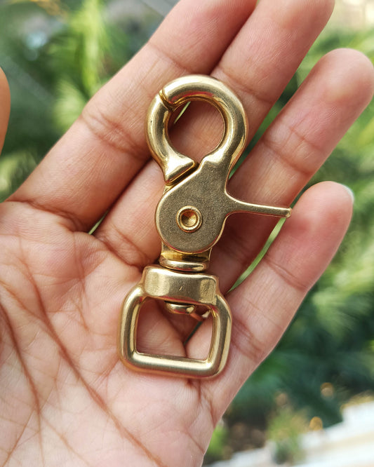 Shunga Swivel Snap Hook Solid Brass in Various Sizes