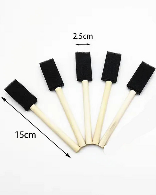 Foam/Sponge Brush (1", Wood handle)