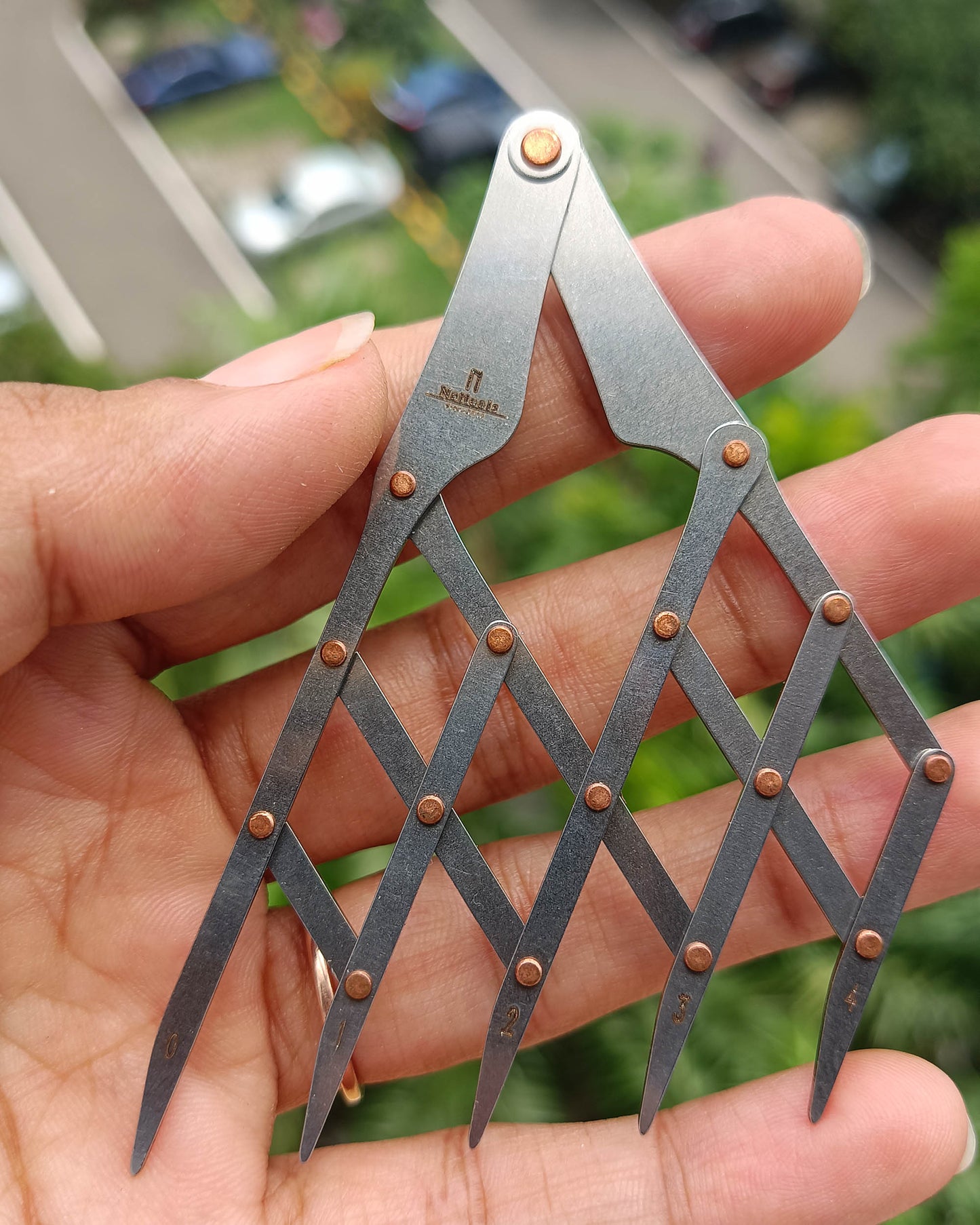 Small Nattools Isometric Ruler (5 Teeth)