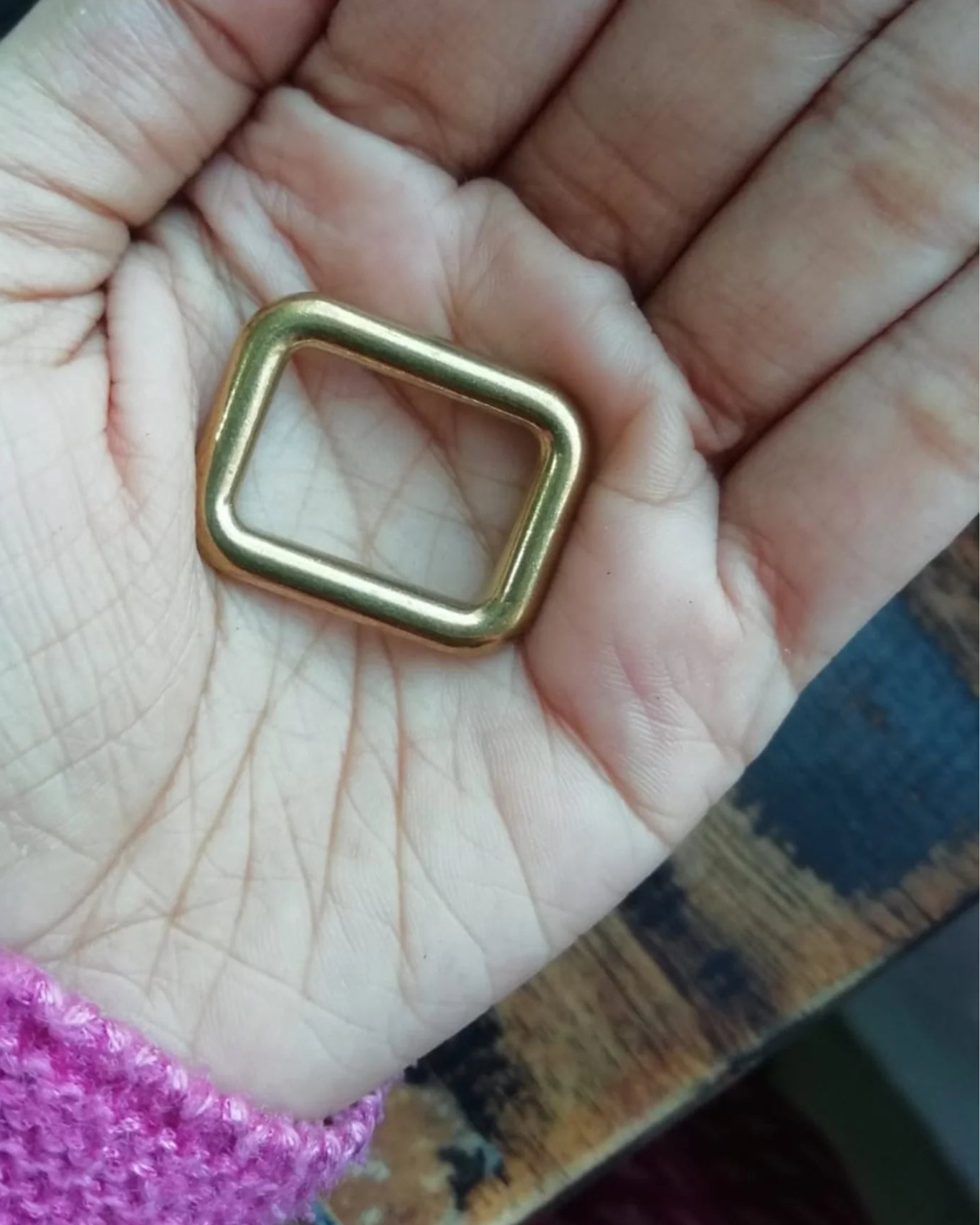 Rectangular Frame in Solid Brass