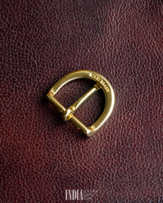 27mm Buckle Solid Brass Lacquered - 2 | India Leather Supply