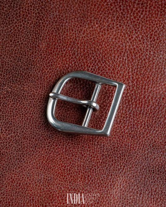 32mm Centre Bar Buckle SS - 2 | India Leather Supply