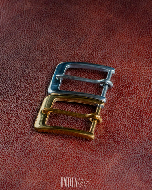 32mm Sleek Buckle SS - 2 | India Leather Supply