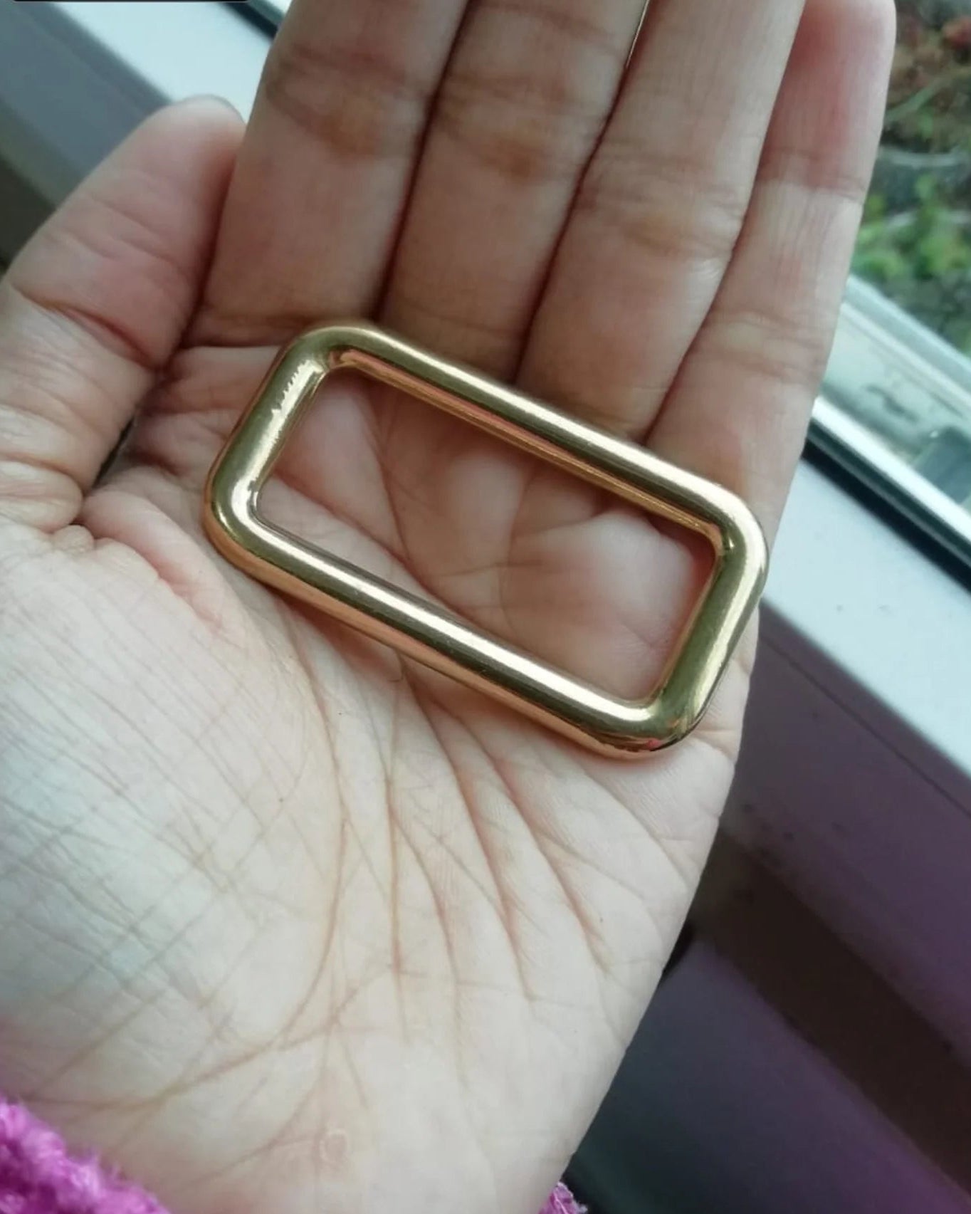 Rectangular Frame in Solid Brass
