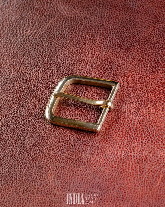 39mm Buckle, Solid Brass | India Leather Supply