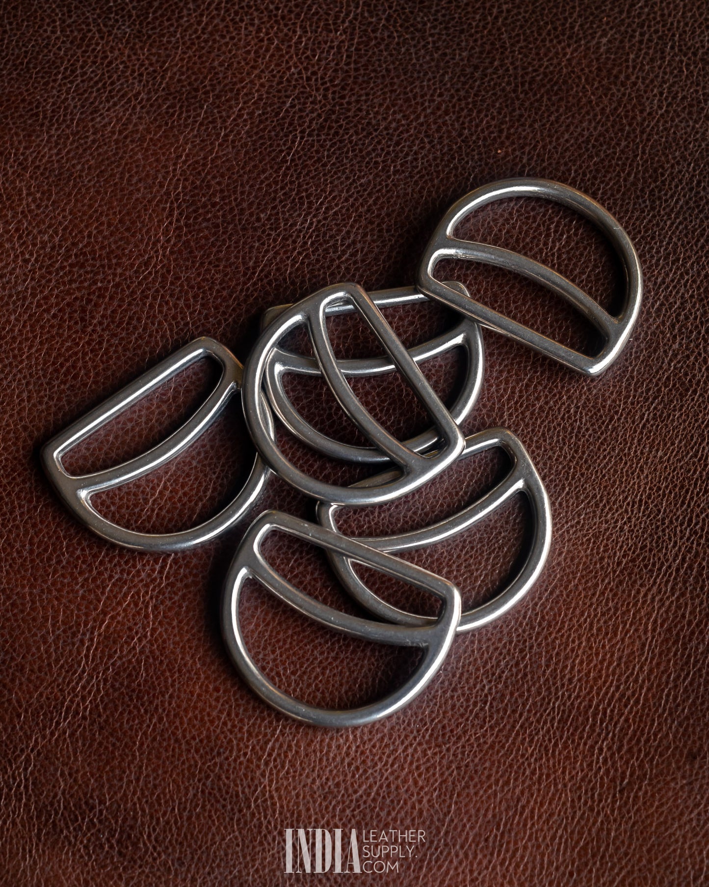 45mm Centre Bar D Ring Strap Adjuster SS | India Leather Supply