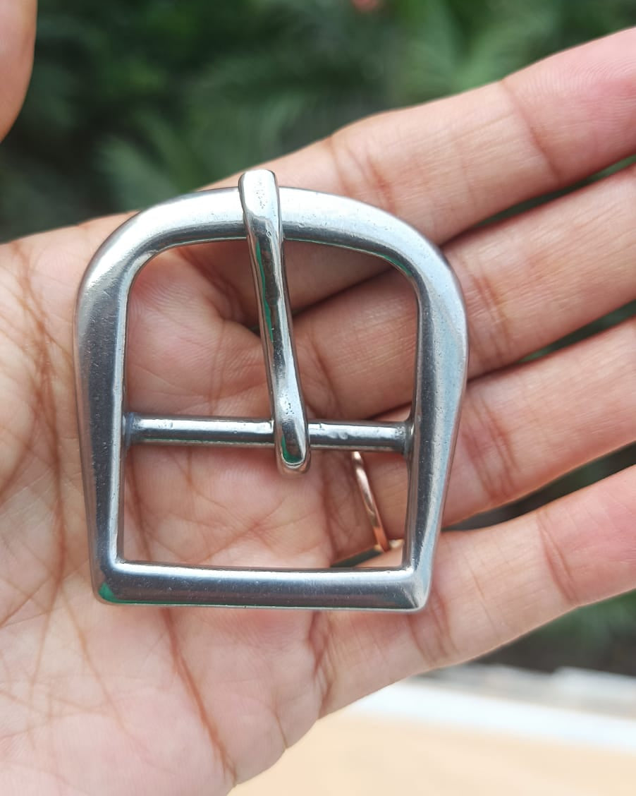 32mm Center Bar Buckle (Stainless Steel)