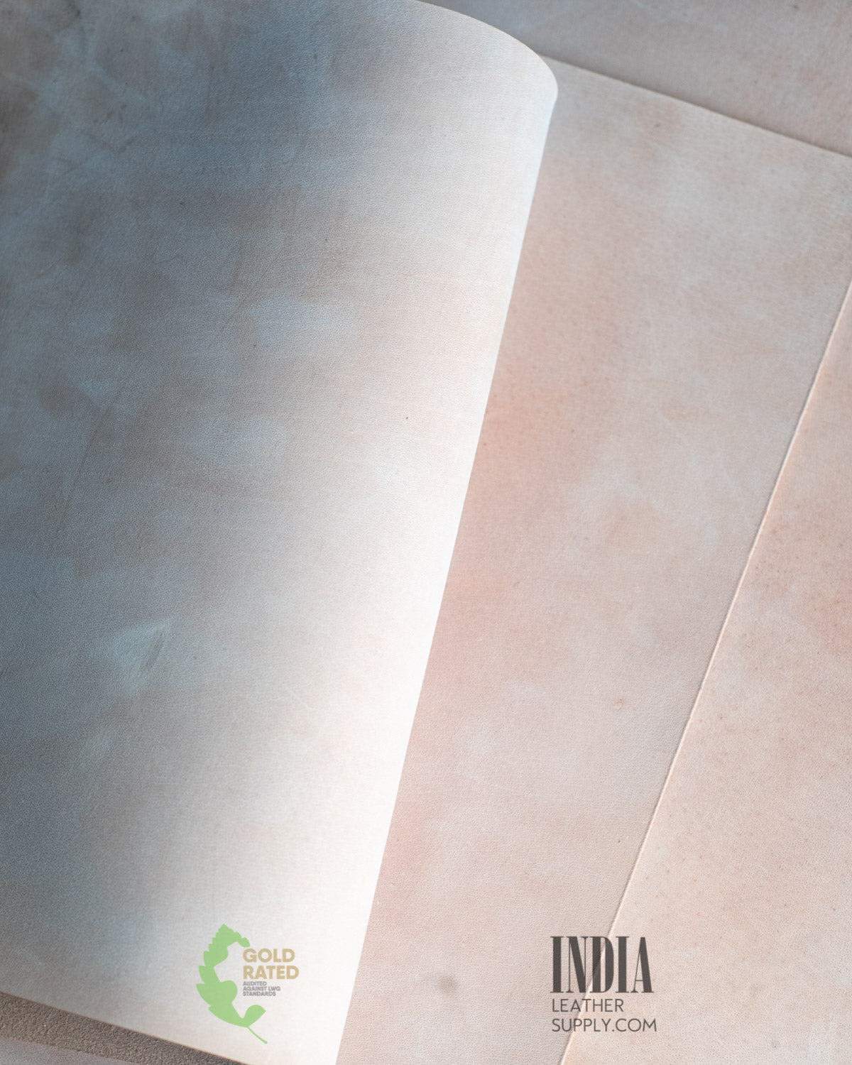 Full Grain Buffalo, Veg Tanned Crust Leather (Natural)