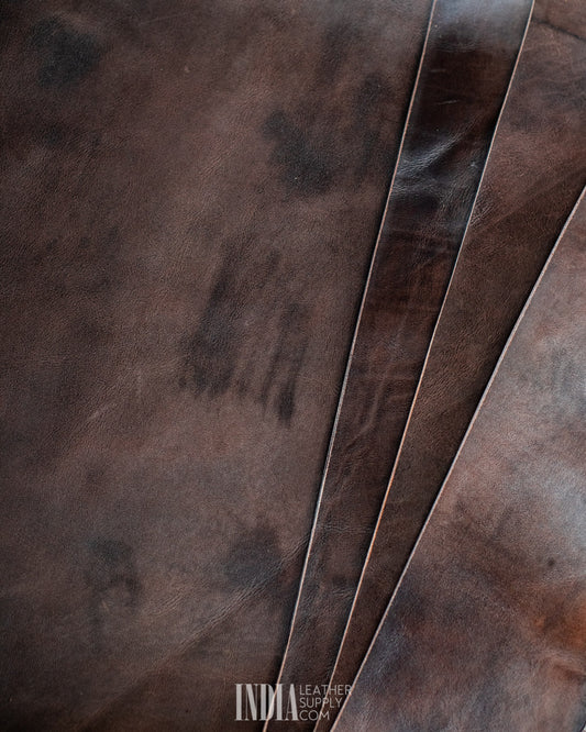 Sheong Shi Tannery - Cognac Brown (Polished & Milled) - 1.6/1.8mm