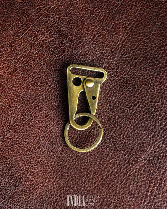 HK Spring Snap Hook with Ring (1 inch)