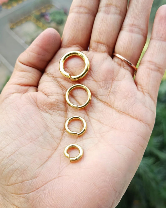 Brass link ring