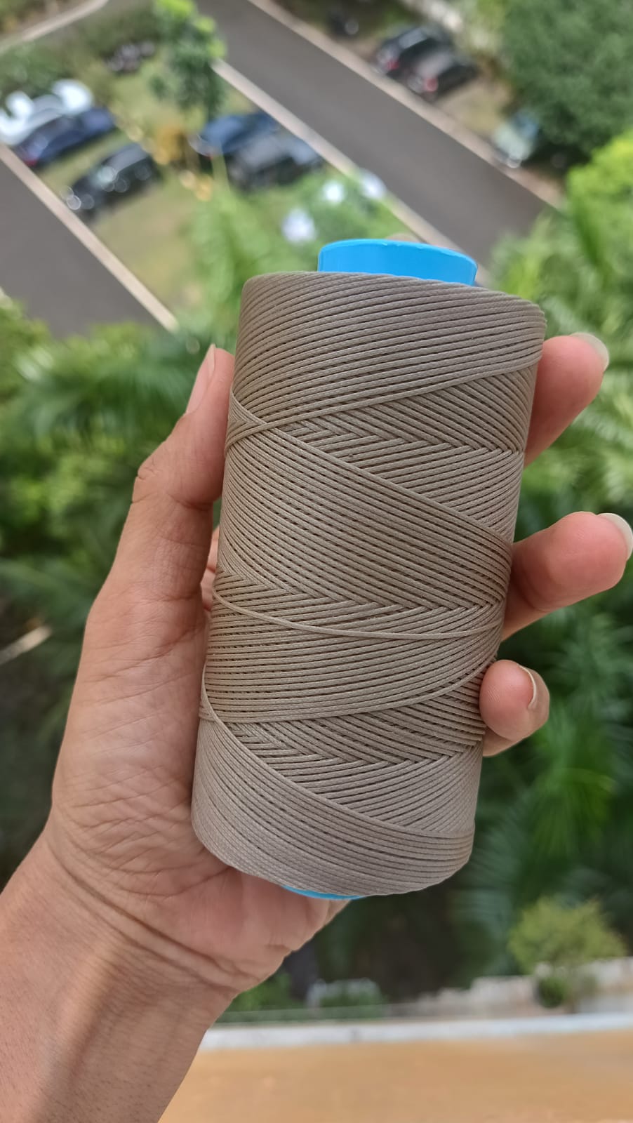 0.8 mm 400 Meters Polyester Waxed Thread| Threads India