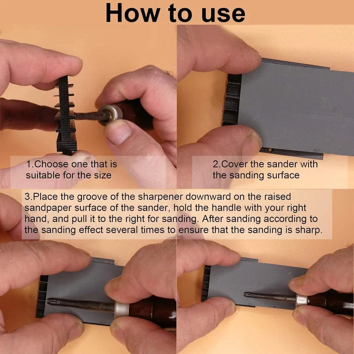 Beveller Edger Sharpening Square | India Leather Supply