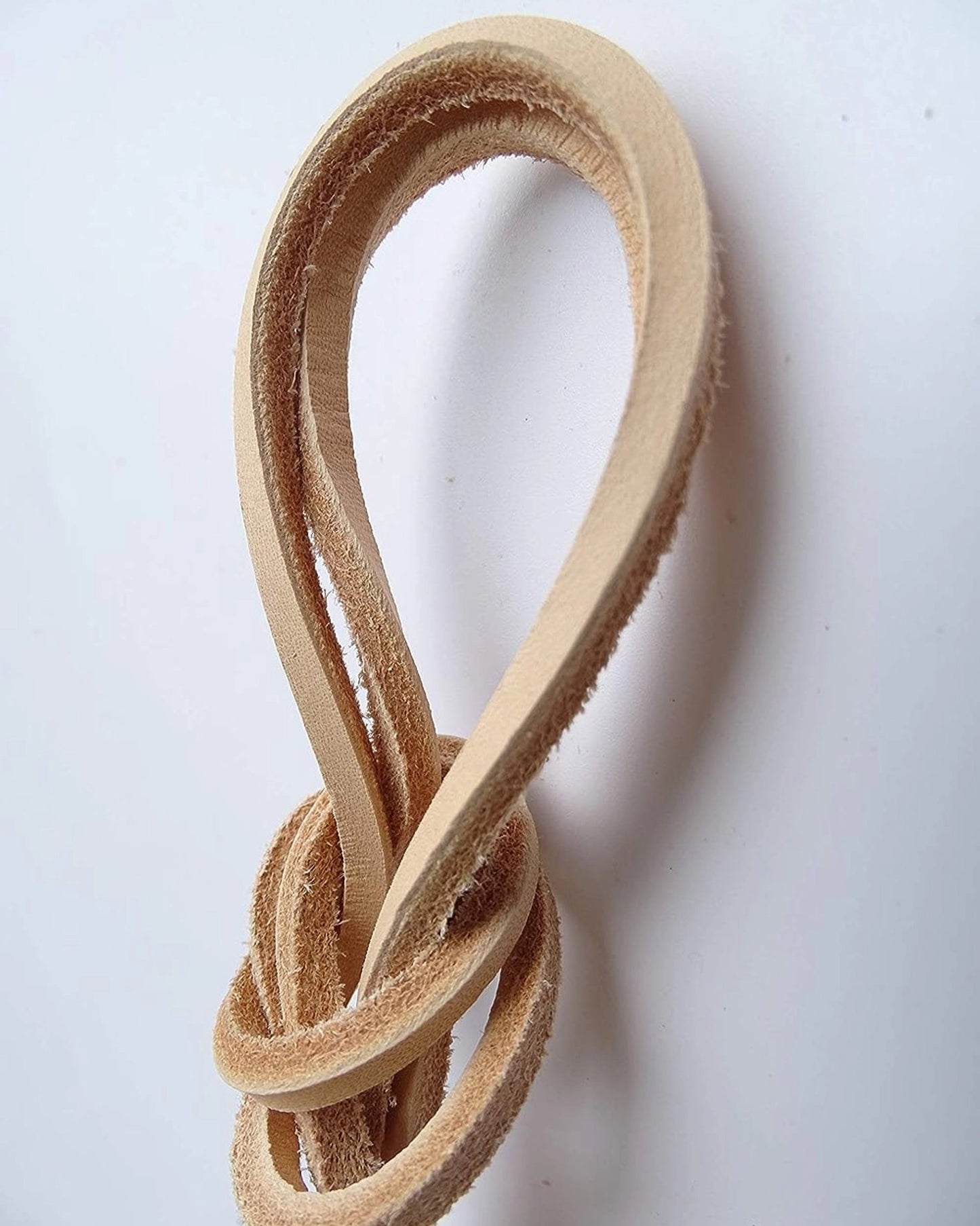 Rawhide Leather Shoe Laces 1 Pair (Natural crust colour)