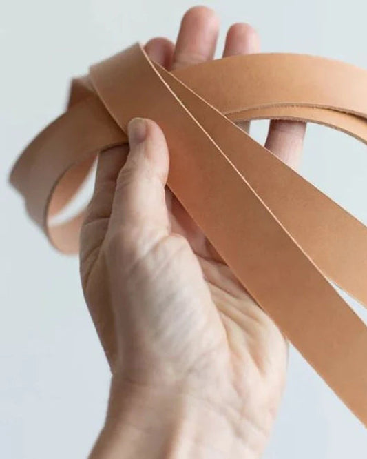 Leather Handles /Strap (1"-wide) 2 PCS (LWG Gold Rated Veg Tan)