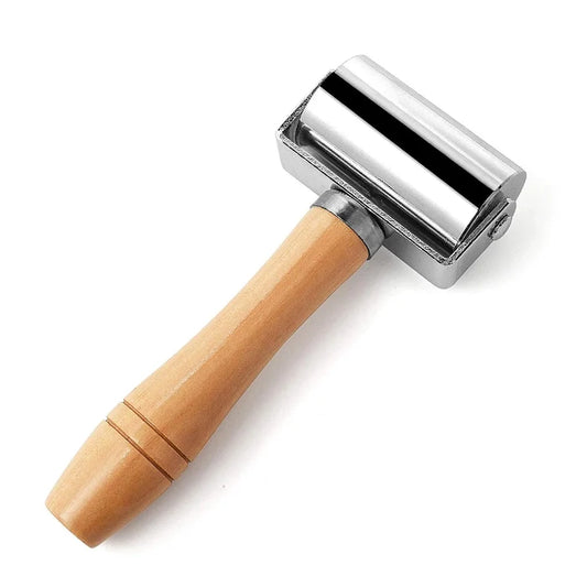 Leathercraft Wooden Handle Leather Press Edge Roller | India Leather Supply