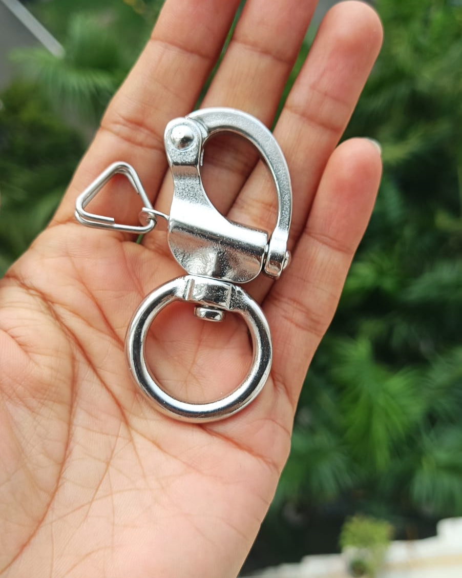Marine Swivel Shackle SS Round Head | India Leather Supply