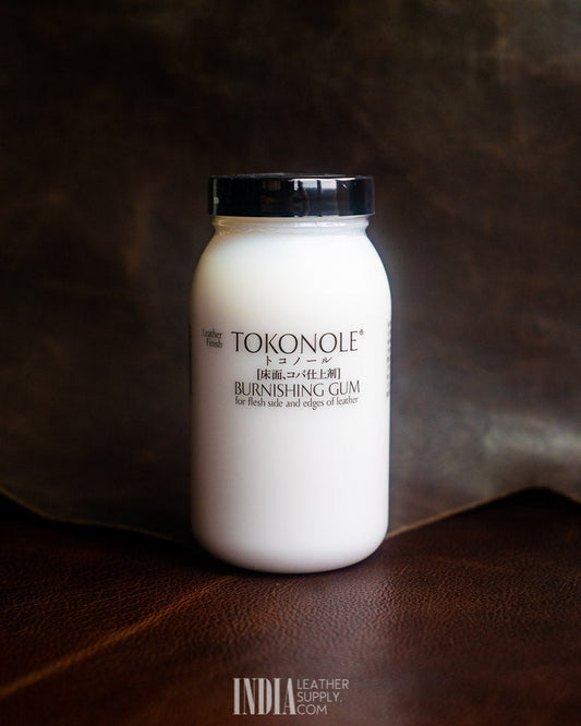 Seiwa Tokonole Leather Burnishing Gum | 500g Clear | India Leather Supply