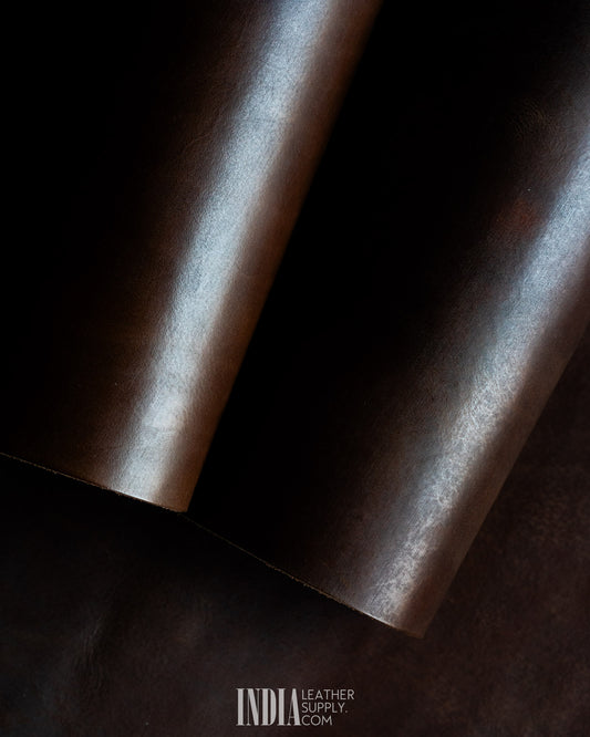 Sheong Shi Tannery - Hunter Brown - 1.6/1.8mm | India Leather Supply