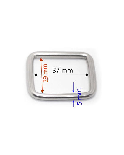 Square Frame | 37mm | India Leather Supply