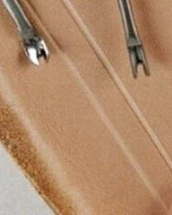 Stainless Steel Groover for Leather | Big | India Leather Supply