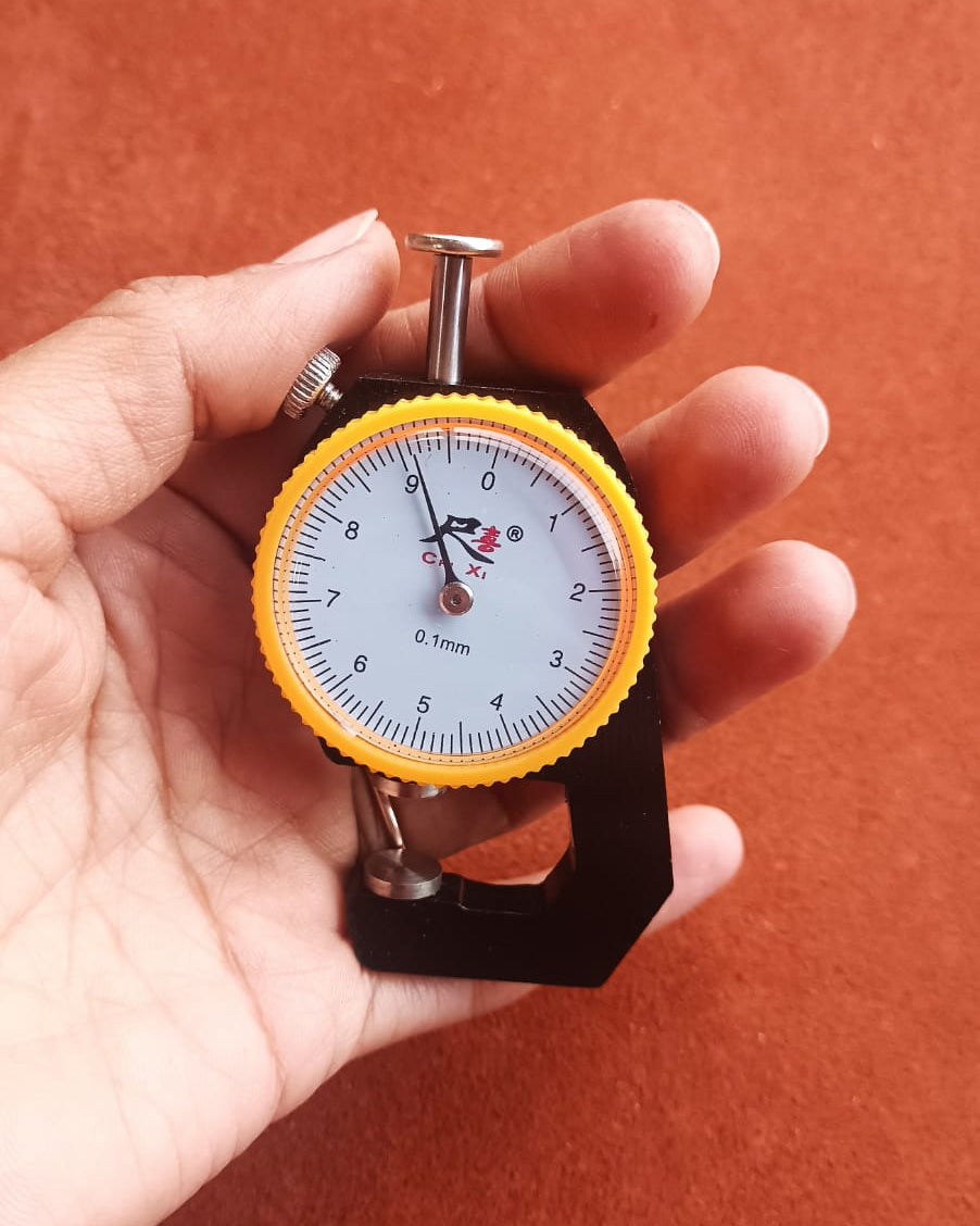 0-10mm Flat Head Thickness Gauge | India Leather Supply