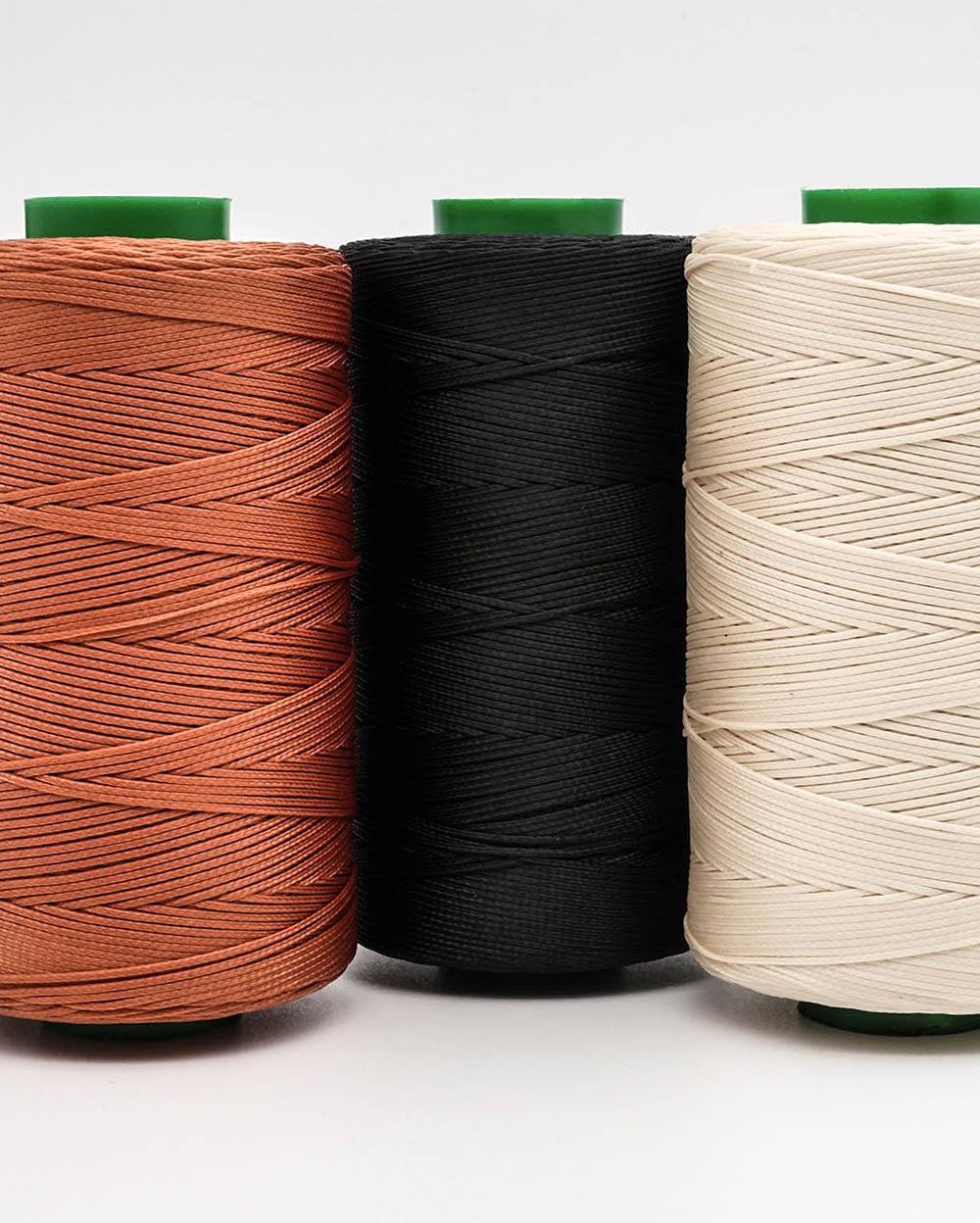 0.8mm 400 Meters Polyester Waxed Thread | NW White | India Leather Supply