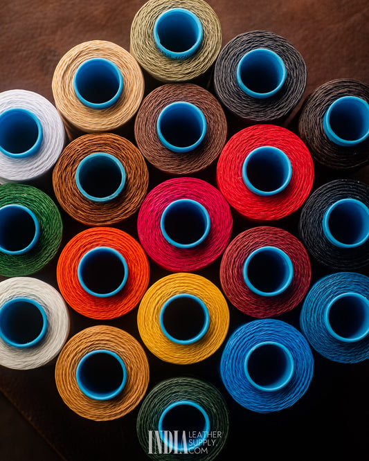 0.8mm 400 Meters Polyester Waxed Thread | India Leather Supply