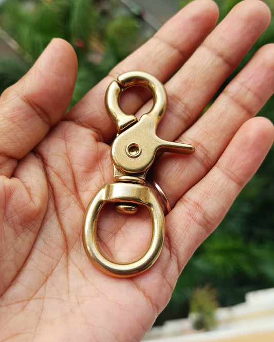 Taxila Swivel Snap Hook (Solid Brass)