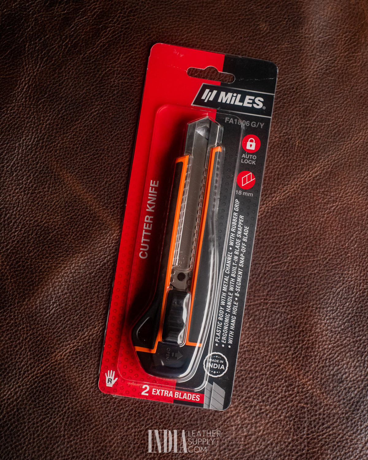 18mm KANGARO Miles FA1806 G Heavy Duty Cutter | India Leather Supply