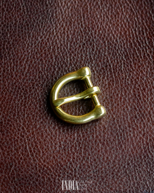 19mm Buckle Solid Brass Lacquered - 1 | India Leather Supply