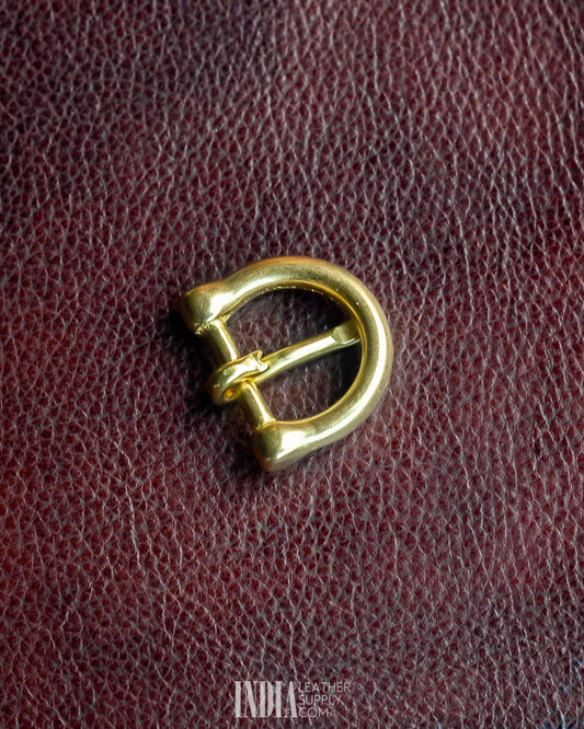 19mm Buckle Solid Brass Lacquered - 2 | India Leather Supply