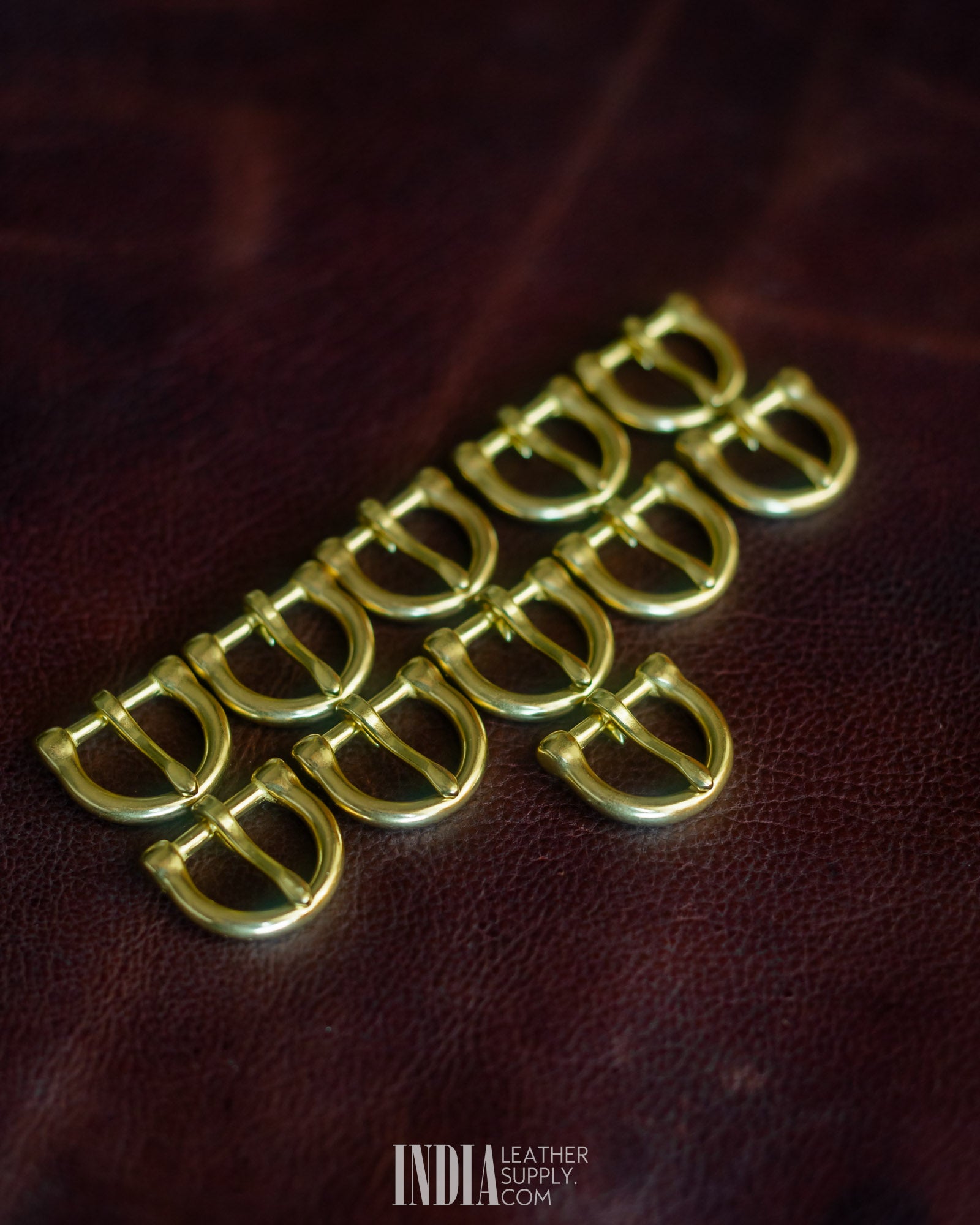 19mm Buckle Solid Brass Lacquered - 3 | India Leather Supply