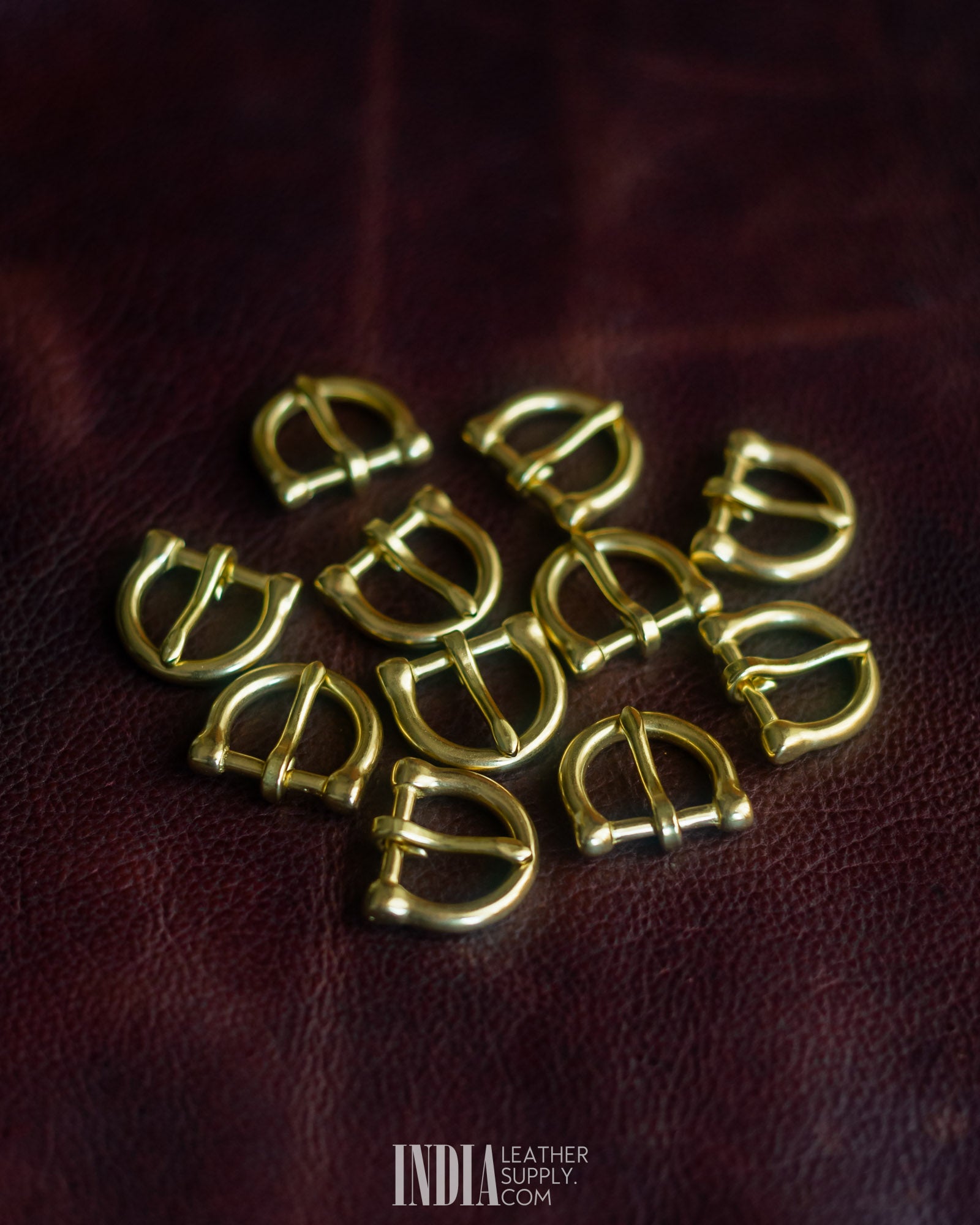 19mm Buckle Solid Brass Lacquered - 4 | India Leather Supply