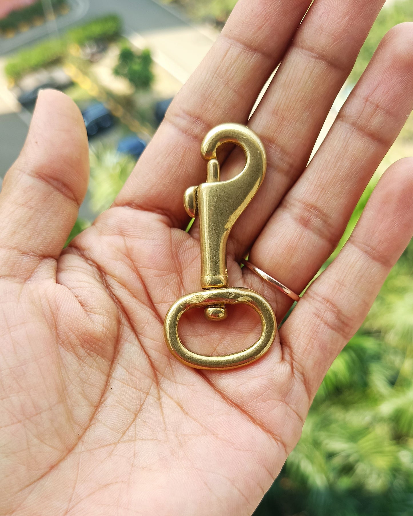 Pundra 20*55mm swivel snap hook Solid Brass