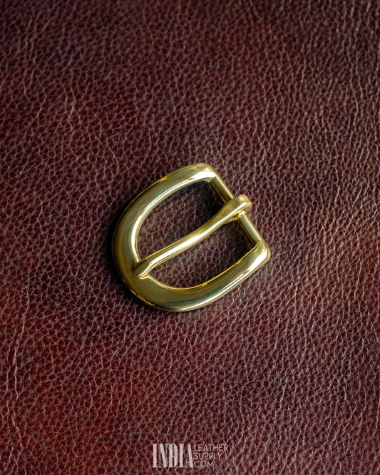 25mm Buckle Solid Brass Lacquered - 1 | India Leather Supply