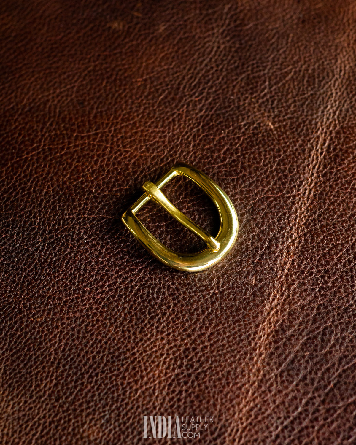 25mm Premium Lacquered Solid Brass Buckle | India Leather Supply