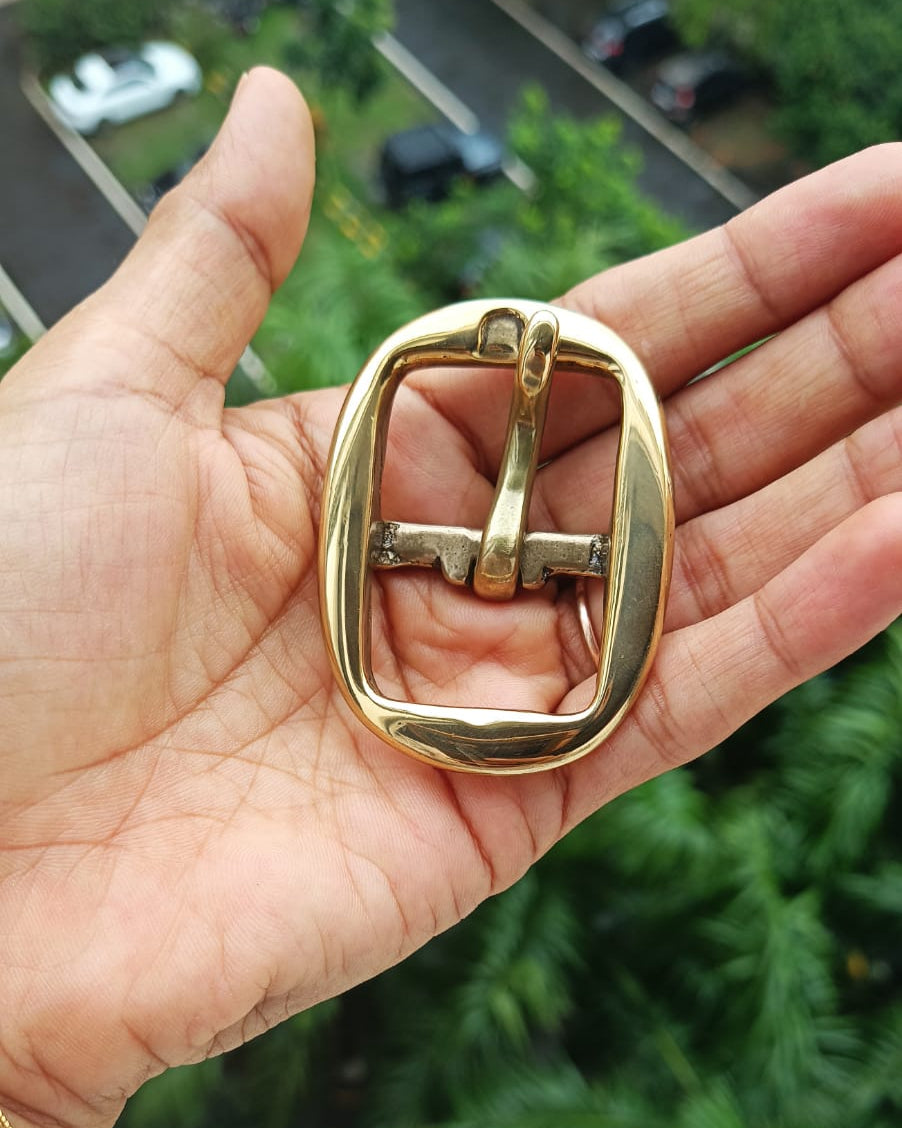 25mm Solid Brass Buckle Economy | India Leather Supply