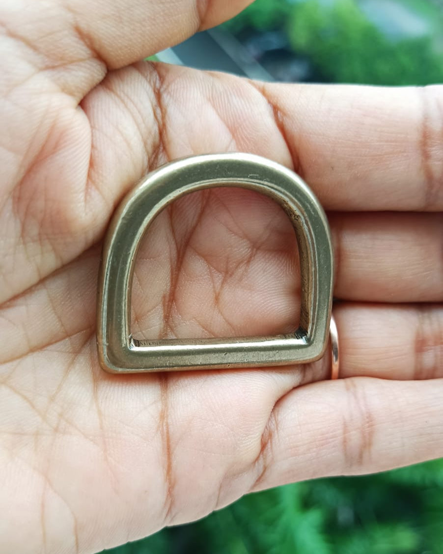 26mm D-Ring Brass Economy | Antique Brass Matte | India Leather Supply
