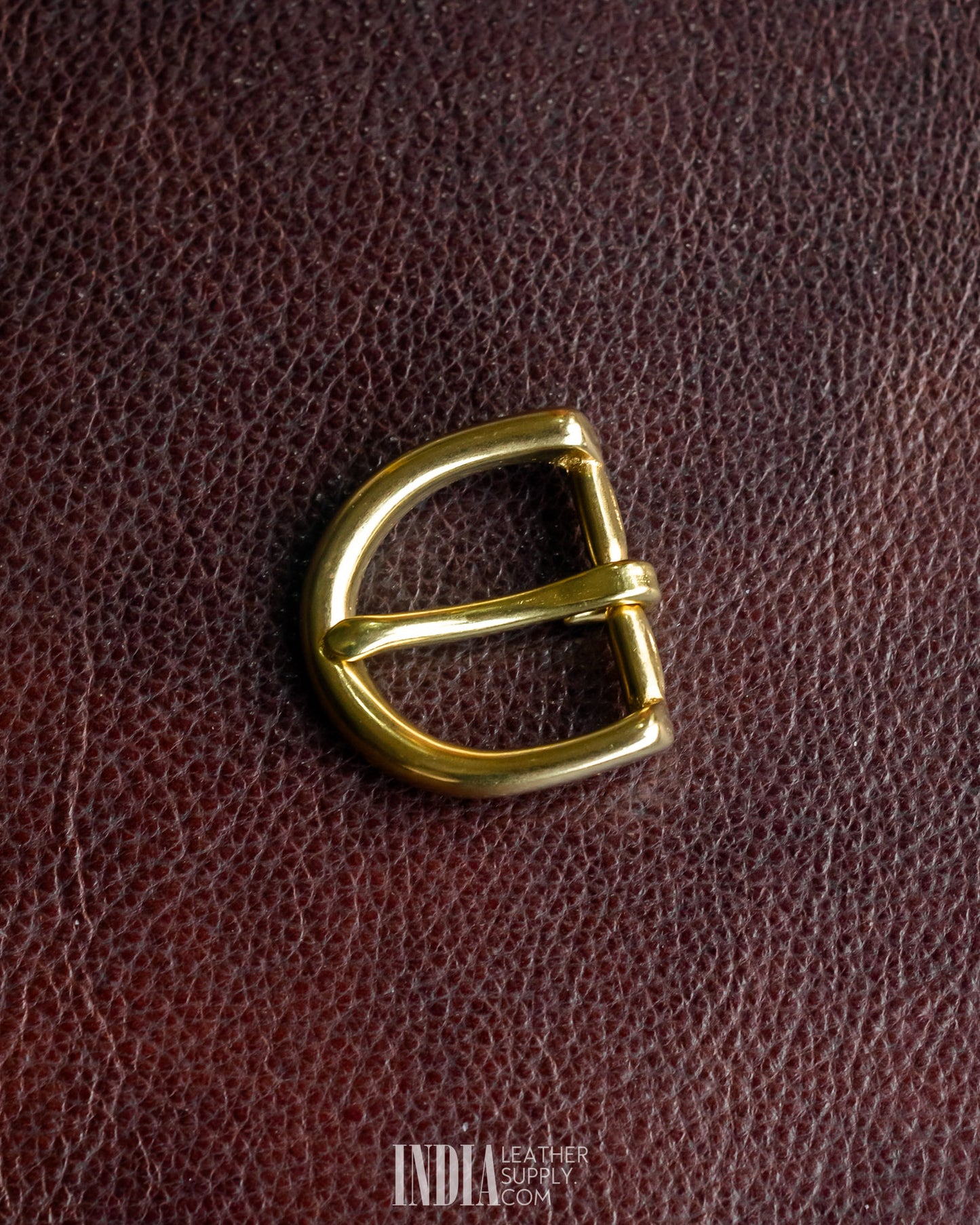 27mm Buckle Solid Brass Lacquered - 1 | India Leather Supply