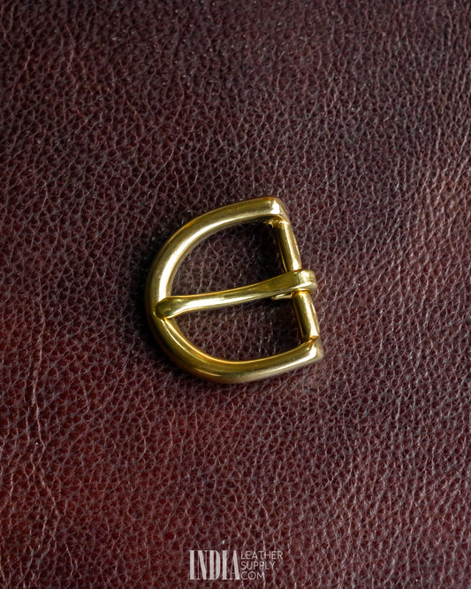 27mm Buckle Solid Brass Lacquered - 1 | India Leather Supply