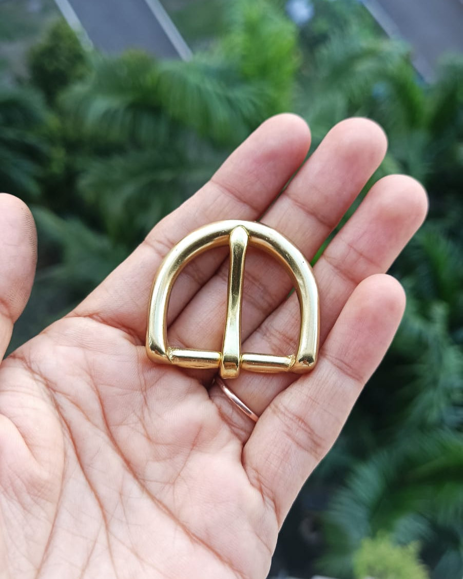 27mm Premium Lacquered Solid Brass Buckle | India Leather Supply