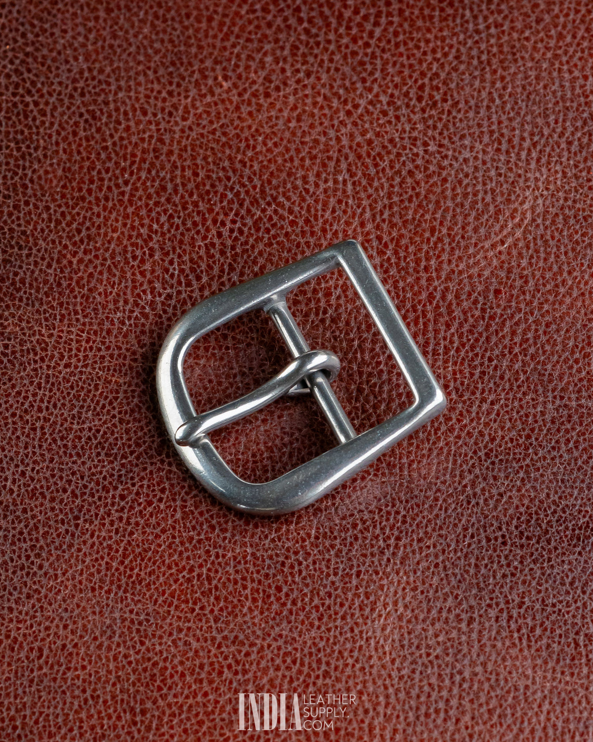 32mm Centre Bar Buckle SS - 1 | India Leather Supply