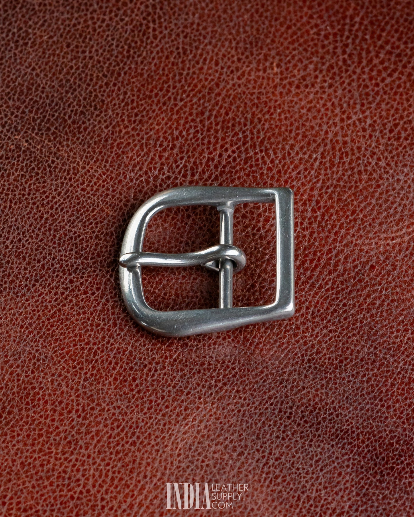 32mm Centre Bar Buckle SS - 3 | India Leather Supply