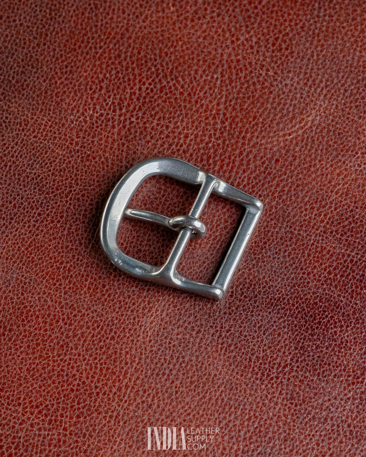 32mm Centre Bar Buckle SS - 4 | India Leather Supply
