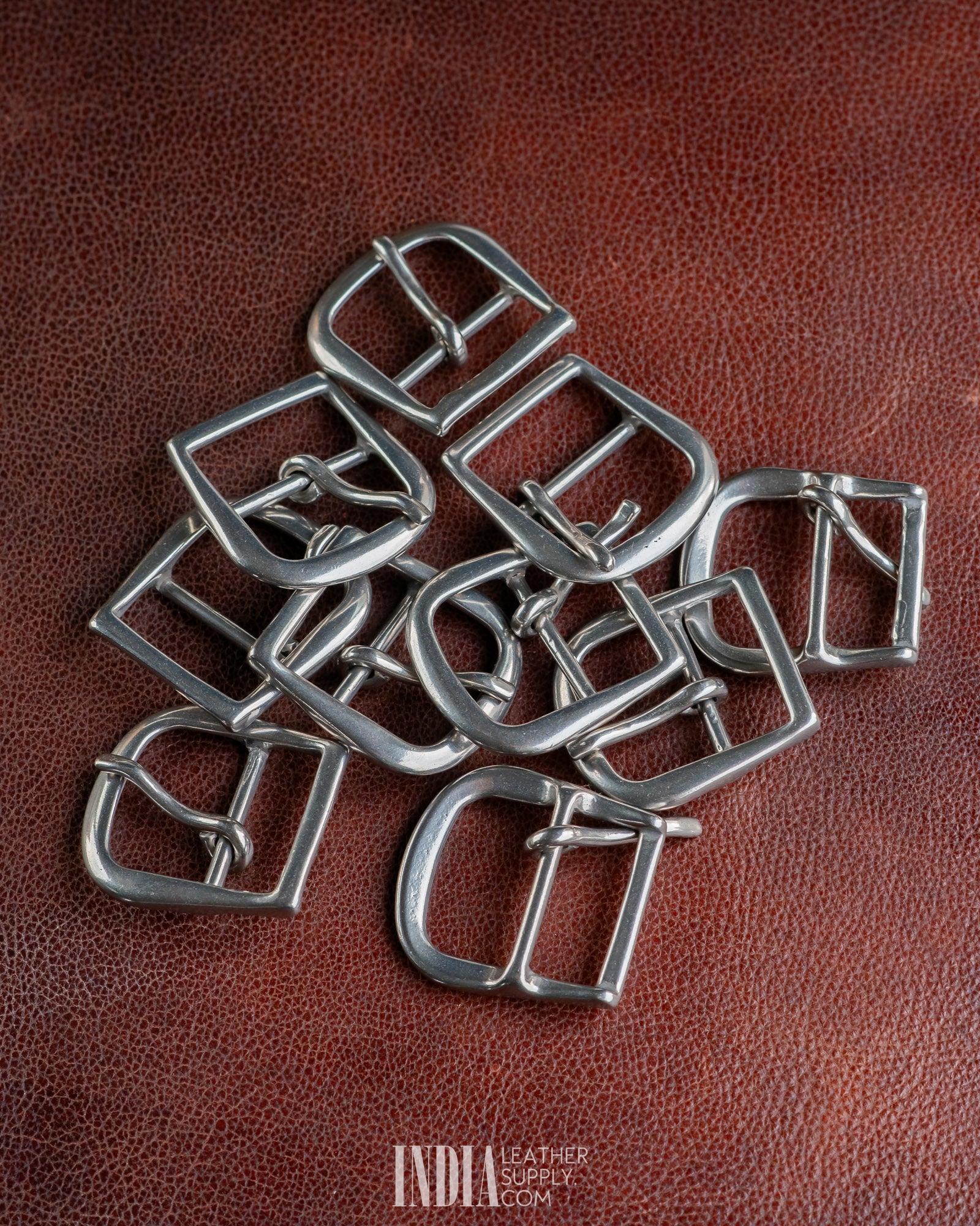 32mm Centre Bar Buckle SS - 5 | India Leather Supply