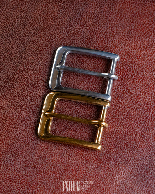 32mm Sleek Buckle SS - 1 | India Leather Supply