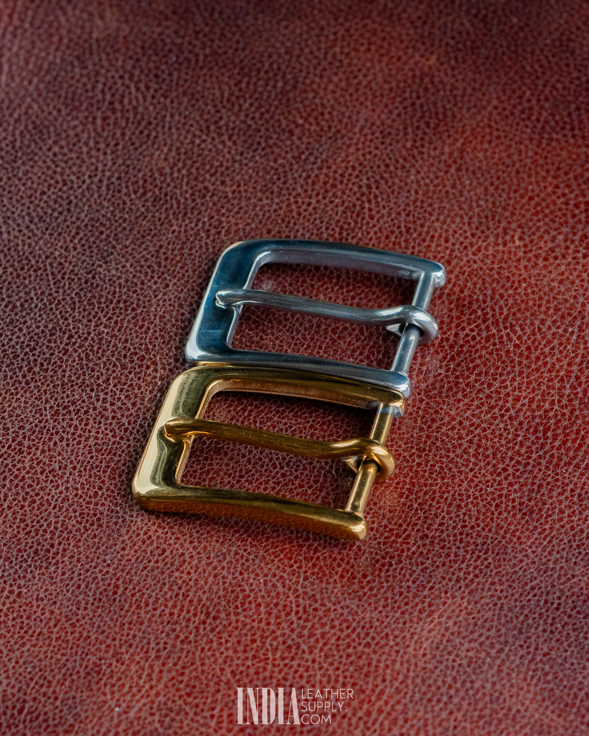 32mm Sleek Buckle SS - 2 | India Leather Supply