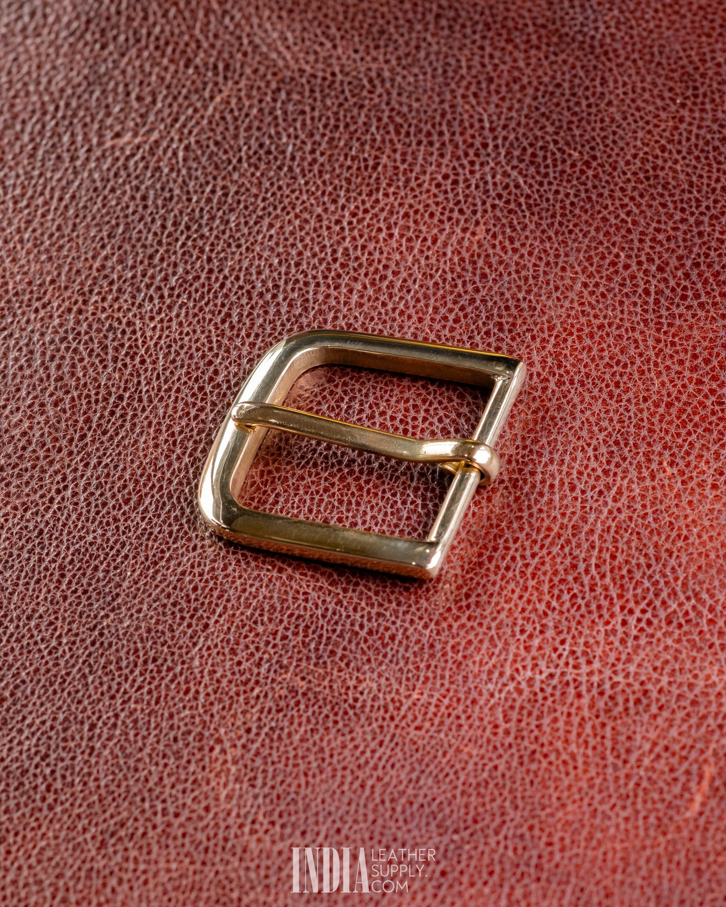 39mm Buckle, Solid Brass | India Leather Supply